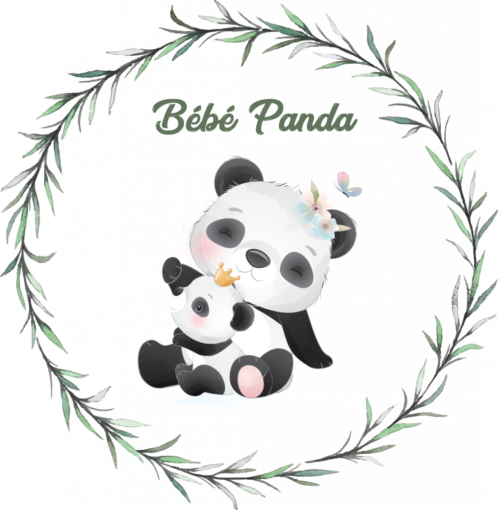 Gourde personnalisée Pokémon Evoli - Bébé Panda