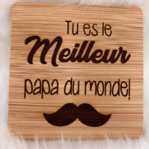 Dessous de verre papa