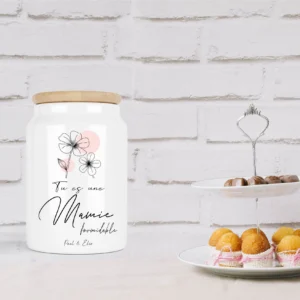 Boite à biscuit mamie tu es une mamie formidable