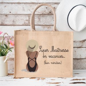 Sac en jute maîtresse