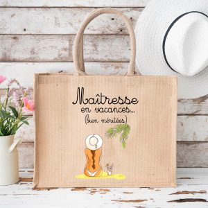 Sac en jute maîtresse