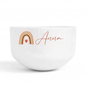 Bol en céramique Personnalisé Arc en ciel