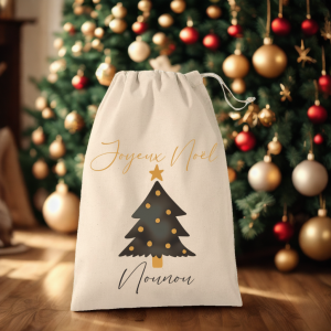 Pochon personnalisé de Noël