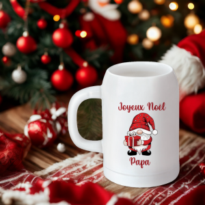 Chope de bière personnalisé