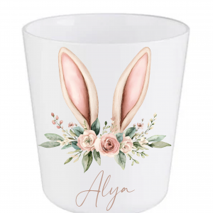 Gobelet Enfant Personnalisé 250ml Incassable - Design Lapin avec Prénom - Cadeau Idéal de Pâques