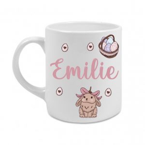 Mug de Pâques Personnalisé pour Enfant - Design Festif avec Prénom