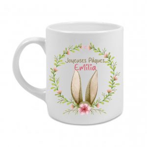 Mug de Pâques Personnalisé pour Enfant - Design Festif avec Prénom