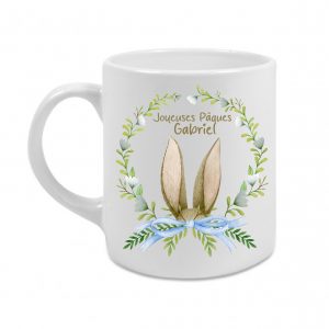 Mug de Pâques Personnalisé pour Enfant - Design Festif avec Prénom