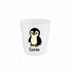 Gobelet enfant personnalisé prénom pingouin, gobelet incassable enfant, verre enfant personnalisé, gobelet école maternelle, cadeau rentré