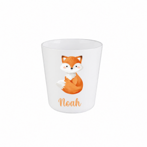 Gobelet enfant personnalisé prénom renard, gobelet incassable enfant, verre enfant personnalisé, gobelet école maternelle, cadeau rentrée
